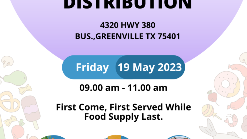 May 19 Food Distribution Flier